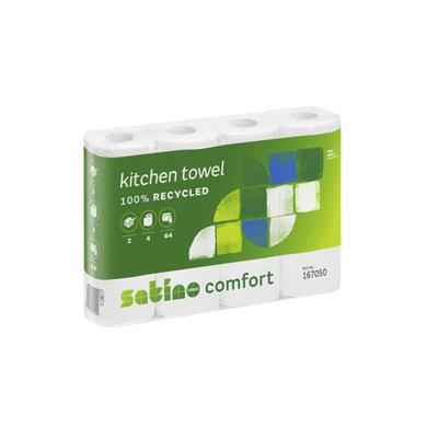 Satino prestige keukenrollen 2-laags (4x64 vel)