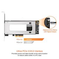 Icy Dock MB840M2P-B interfacekaart/-adapter Intern M.2 - thumbnail