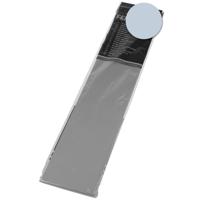 Folia crêpepapier, ft 250 x 50 cm, 32 gram, zilver - thumbnail
