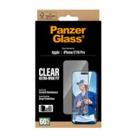 PanzerGlass PANZERGLASS - Screen Protector iPhone 17/16 Pro Ultra-Wide Fit EasyAligner PG30687 Screenprotector (glas) Apple iPhone 17., iPhone 16 Pro 1 stuk(s) - thumbnail