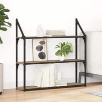 Wandplank Artisan Eiken 80 x 21 x 78,5 cm Bewerkt hout - thumbnail