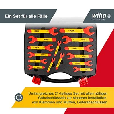 Wiha 43022 | Steeksleutelset | Geïsoleerd | 6-32 mm - 43022 - thumbnail