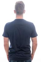 Slater Basic T-Shirt O neck Navy Blue Two Pack (art 2510) - thumbnail