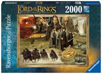 Ravensburger legpuzzel lord of the rings fellowship of the ring, 2000st. - thumbnail