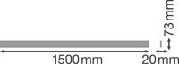 LEDVANCE Cabinet LED Slim L LED-onderbouwlamp met bewegingsmelder LED LED vast ingebouwd 18 W Warmwit Wit - thumbnail