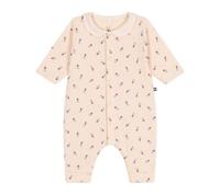 Lange katoenen jumpsuit voor baby PETIT BATEAU vanille - thumbnail
