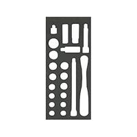 Bahco Foaminlay Fit&Go 1/3 met doppen en toebehoren 1/2" - 21-delig - FF1E2201 - thumbnail