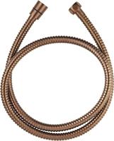 Ben badset met ronde handdouche (3 straalsoorten) geborsteld koper pvd - thumbnail