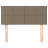Hoofdbord 90x5x78/88 cm stof taupe - thumbnail