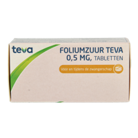 Foliumzuur 0.5mg 90 Stuks - thumbnail