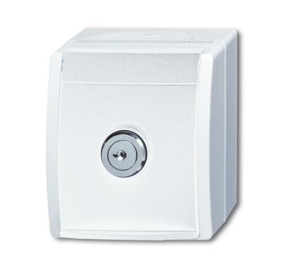 ABB 2CKA002083A0833 Geaard stopcontact IP44 Wit, Zuiver wit (RAL 9010)