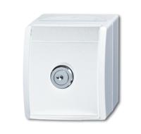 ABB 2CKA002083A0833 Geaard stopcontact IP44 Wit, Zuiver wit (RAL 9010) - thumbnail