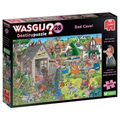 Jumbo Wasgij destiny 28 legpuzzel - de mancave van pa, 1000st.