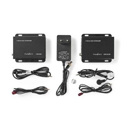 Nedis HDMI-Extender | Over Cat6 | tot 50 m | IR Return-functie | 1 stuks - VREP3460AT VREP3460AT