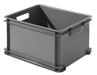 Curver 156011 Opbergbox Unibox Classic L Stapelbaar (b x h x d) 430 x 235 x 350 mm Zilver 1 stuk(s) - thumbnail