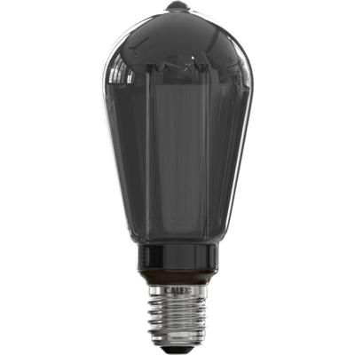 LED Glasfiber Rustic lamp 220-240V 3,5W 40lm 2000K ST64 Titanium E27 dimbaar Calex - Calex LED Glasfiber Rustic lamp 220-240V 3,5W 40lm 2000K ST64 Titanium E27 dimbaar Calex - Calex