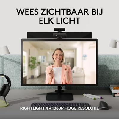 Logitech Brio 505 webcam 4 MP 1920 x 1080 Pixels USB Zwart