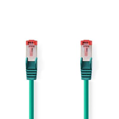 Nedis CAT6 Netwerkkabel | RJ45 Male | RJ45 Male | S/FTP | 3.00 m | Rond | LSZH | Groen | Label - CCGL85221GN30