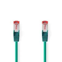 Nedis CAT6 Netwerkkabel | RJ45 Male | RJ45 Male | S/FTP | 3.00 m | Rond | LSZH | Groen | Label - CCGL85221GN30 - thumbnail