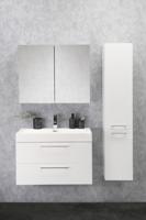 Differnz Somero badmeubel set met spiegelkast FSC 60 cm hoogglans wit - thumbnail
