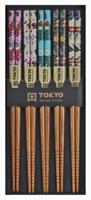 Japanse Eetstokjes Kleurrijk - Tokyo Design Studio - 5 Paar - thumbnail