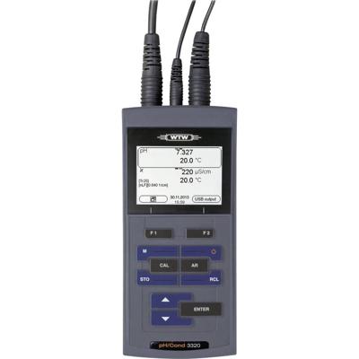 WTW pH/Cond 3320 Multiparameter-handmeter Temperatuur, TDS, Weerstand, Geleidingsvermogen, pH-waarde, mV