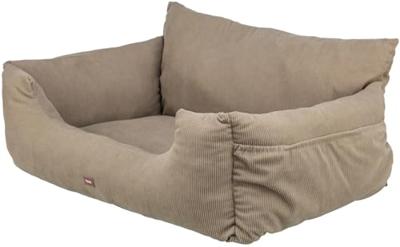 Trixie autostoel dubbel taupe