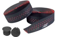 Deda stuurtape Presa 210x30mm 3mm zwart/rood - thumbnail