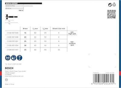 Bosch Accessories 2608901844 Scharniergatboorset 15 mm, 20 mm, 25 mm, 30 mm, 35 mm 1 stuk(s)