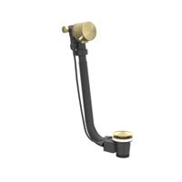 Badoverloop Vulcombinatie IVY Geborsteld Mat Goud PVD - thumbnail