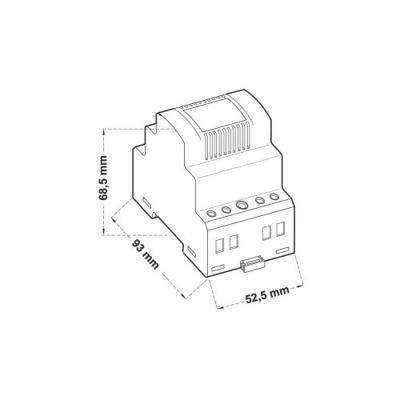 Comatec TBD202024P3 DIN-rail netvoeding 24 V/AC 0.83 A 20 VA Inhoud 1 stuk(s) Comatec TBD202024P3 DIN-rail netvoeding 24 V/AC 0.83 A 20 VA Inhoud 1 stuk(s)