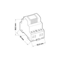 Comatec TBD202024P3 DIN-rail netvoeding 24 V/AC 0.83 A 20 VA Inhoud 1 stuk(s) - thumbnail