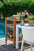 dobar Bijzettafel met RVS blad - thumbnail