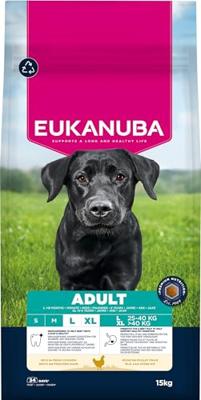 Eukanuba Adult Large kip hondenvoer 2 x 15 kg