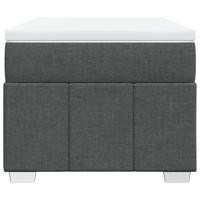 Boxspring met matras stof donkergrijs 80x200 cm - thumbnail