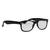 Melleson Leesbril wayfarer glans zwart +3.00 1 Stuks - thumbnail