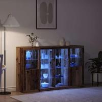 Dressoir Oud hout 163 x 37 x 100 cm Bewerkt hout - thumbnail