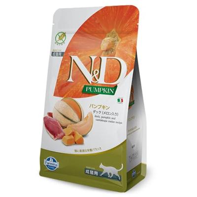 FARMINA N&D Pumpkin Cat Duck and Cantaloupe Melon Adult - droog kattenvoer - 300 g