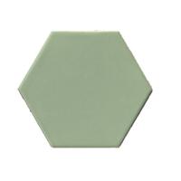 Terre D'Azur Hexagonale vloertegel licht groen 15x17cm hexagon F43 - thumbnail