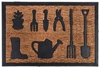 Esschert Design deurmat tuingereedschap - thumbnail