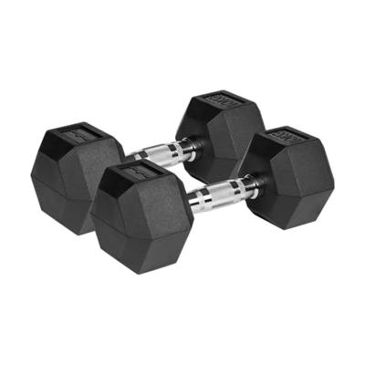 REBEL ACTIVE Hantle żeliwne gumowane 2x10 kg - thumbnail