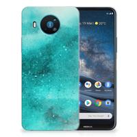 Smartphone hoesje Nokia 8.3 Painting Blue - thumbnail