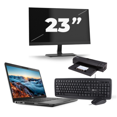 Dell Latitude 5400 - Intel Core i7-8e Generatie - 14 inch - 16GB RAM - 256GB SSD - Windows 11 + 1x 23 inch Monitor Dell Latitude 5400 - Intel Core i7-8e Generatie - 14 inch - 16GB RAM - 256GB SSD - Windows 11 + 1x 23 inch Monitor