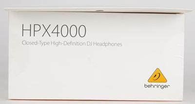 Behringer HPX4000 DJ hoofdtelefoon Behringer HPX4000 DJ hoofdtelefoon