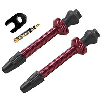 Barbieri tubeless valve aluminium sv 45mm red 2 pieces