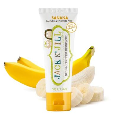 Jack n&apos; Jill Natuurlijke Tandpasta Banaan - thumbnail