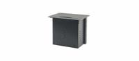 Kramer Tabel Mount Modulaire Multi-Connection Oplossing - Handmatig Intrekbare Deksel - ZILVER - - thumbnail