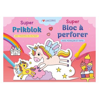 Deltas Super prikblok i love eenhoorns