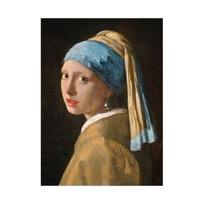 Clementoni legpuzzel vermeer girl with pearl earring, 1000st. Clementoni legpuzzel vermeer girl with pearl earring, 1000st.