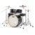 Pearl Export EXX725NBR/C31 Jet Black 5d. drumstel met hardware en bekkenset (rock)